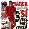 Marca destaca en primera plana el fichaje de Davies por el Real Madrid