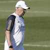 Último entrenamiento y rueda de prensa de Ancelotti antes de viajar a Valencia