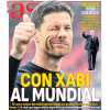 "Con Xabi al Mundial" señala el diario AS en portada 
