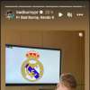 Bad Bunny muestra en redes su amor por el Real Madrid