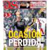 As saca en portada la "ocasión perdida" del Real Madrid en Vallecas