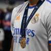 El Real Madrid estrena parche en la camiseta como campeón de LaLiga 