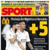 PORTADA | Sport, con el Real Madrid: "¡+5!"