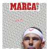 Marca dedica su portada únicamente a Nadal: "Gracias Rafa"