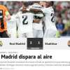 AS destaca la falta de puntería: "El Madrid dispara al aire"