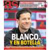 "Blanco y en botella" señala el diario AS en su portada sobre Xabi