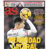 AS explica en su portada la "prioridad lateral" del Real Madrid