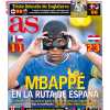 PORTADA | AS: "Mbappé en la ruta de España"
