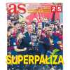 AS destaca en portada la "superpaliza" del Barça al Real Madrid