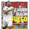 PORTADA | Marca: "El Madrid jugó con fuego"