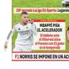 "Mbappé pisa el acelerador" advierte el diario AS en su portada 