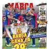 "El Barça 'gana' la 28ª" señala Marca en portada