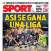 PORTADA | Sport: "Así se gana una Liga"