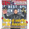 PORTADA | As, Bellingham: "Todo el mérito es de Ancelotti"
