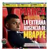 Marca lleva en portada "la extraña ausencia de Mbappé"