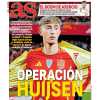 AS abre con el central de moda y el Real Madrid: "Operación Huijsen"