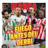 Marca abre con la previa del Betis - Real Madrid: "Fuego antes del derbi"