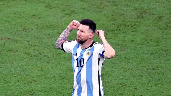 Lionel Messi con Argentina