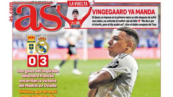 "Simplemente Mbappé" titula AS en portada