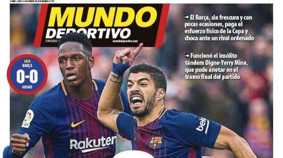 PORTADA - Mundo Deportivo alaba al cuadro azulón: "GetGafe"