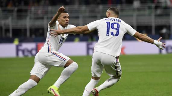 Benzema, Mbapp&eacute;, Francia