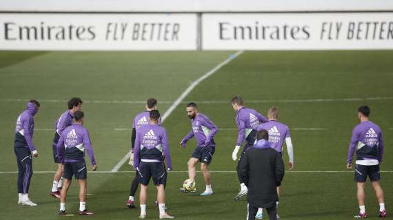 Informe del entrenamiento: dos ausencias en el Real Madrid