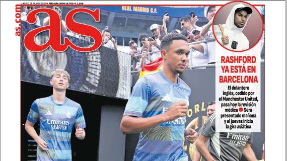 AS abre en su portada con el gasto en fichajes: "El Madrid saca músculo"