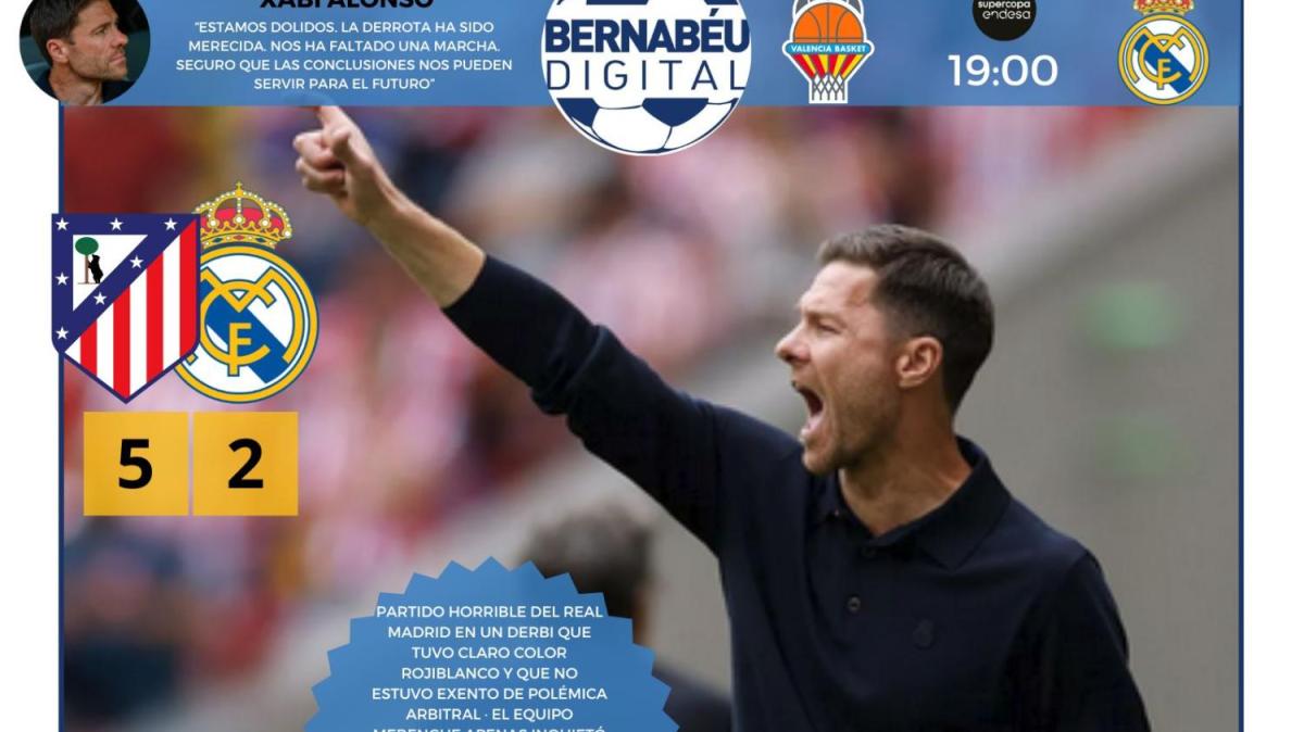 La debacle en el derbi, protagonista de la portada BD
