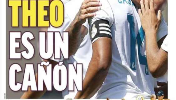 PORTADA - Marca destaca el debut de la noche : "Theo es un cañon"