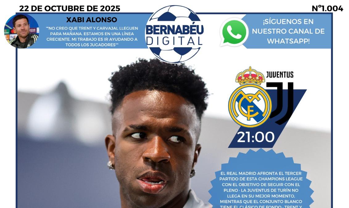 La portada BD abre con la previa del Real Madrid - Juventus