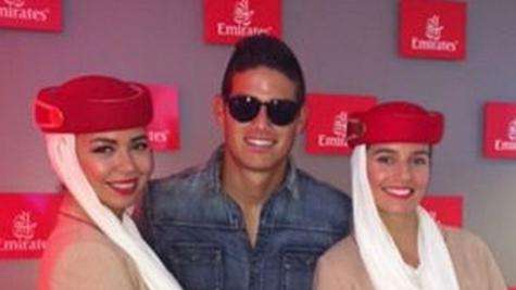 James, de visita en el US Open