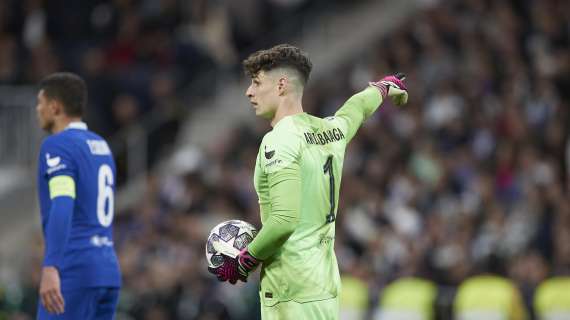 Kepa con el Chelsea FC