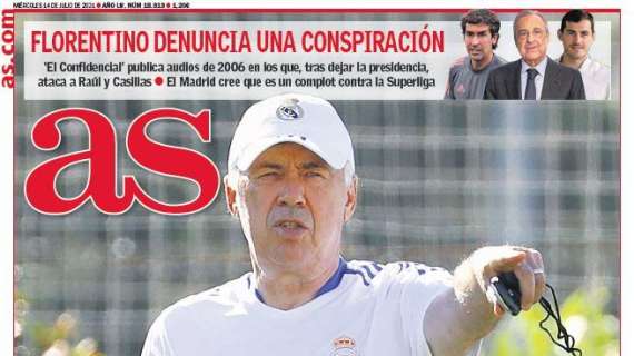 PORTADA | As: "Ancelotti tiene tarea"