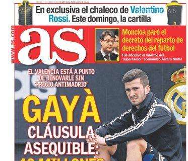 Portada AS: Gayá, cláusula asequible