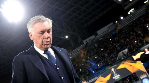 Ancelotti hace balance de su primer año en el Napoli, tras caer eliminado de la Europa League