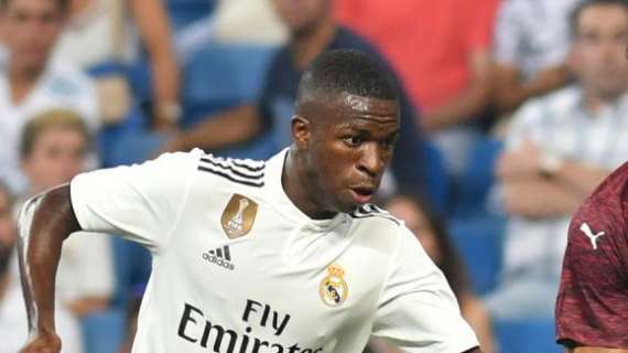 Vinicius presenció en el Di Stéfano la derrota del filial ante el Atlético B