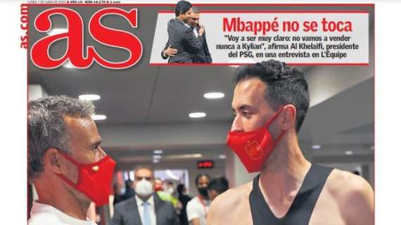 PORTADA | As, con las palabras de Al Khelaifi: "Mbappé no se toca"