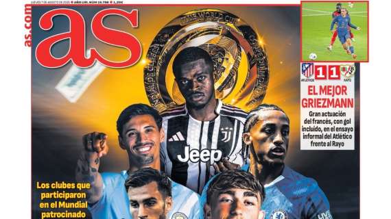 AS abre en su portada con el dinero árabe: "Arabia paga la fiesta"