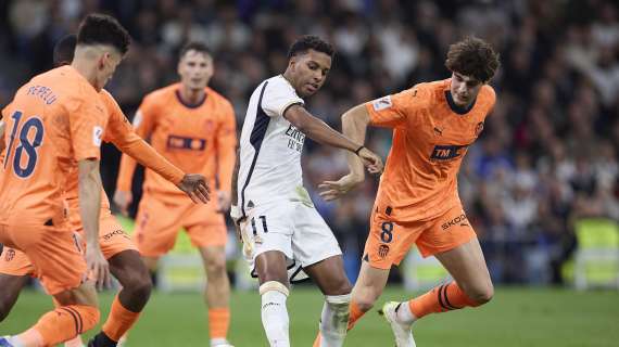 GOL DEL VALENCIA | Hugo Duro pone el 5-1 en el Bernabéu