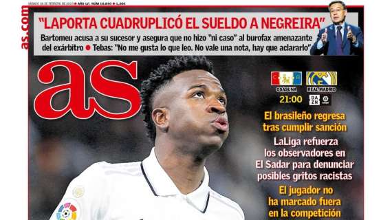 PORTADA | AS: "Alerta Vinicius"