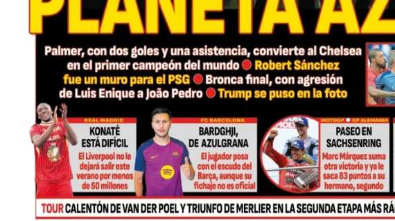 La advertencia del diario AS en su portada: "Konaté está difícil"