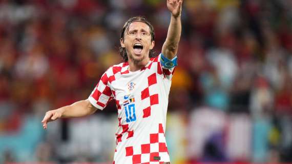 Luka Modric con Croacia