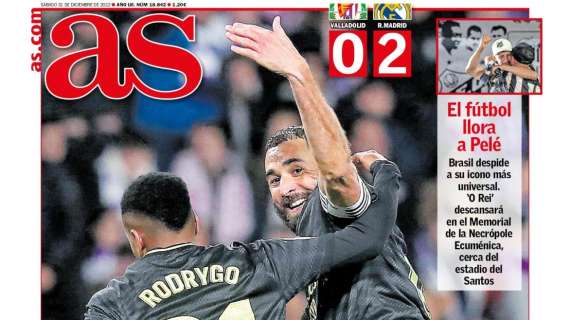 PORTADA | As: "Benzema señala el camino"