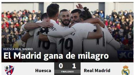 As, contundente: "El Madrid gana de milagro"