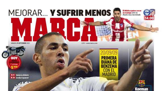 PORTADA | Marca: "Benzema: 200 goles después..."