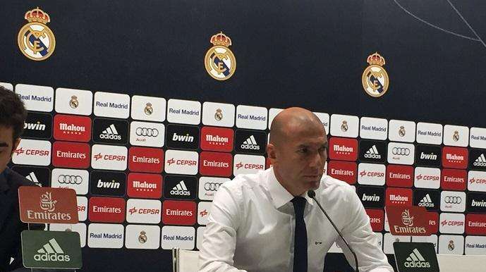 Este martes, primera rueda de prensa de Zidane