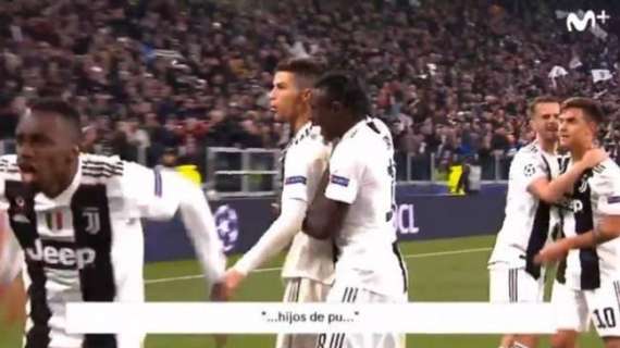 FOTO - Cristiano llamó "hijos de puta" a los hinchas del Atlético de Madrid en la celebración del 3-0