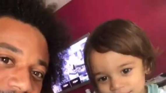 VÍDEO - ¡QUÉ TIERNO! Marcelo practicando Beatbox con su hijo