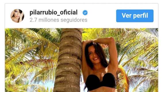 FOTO - Pilar Rubio revoluciona las redes sociales con dos posados en bikini