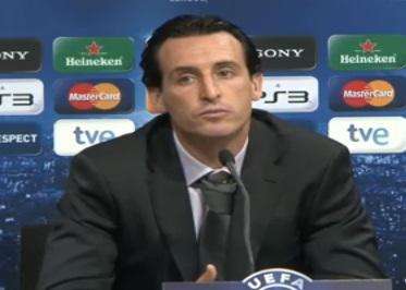 Unai Emery: "Mentiría si dijera que prefiero que juegue Cristiano"